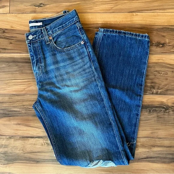 Levi’s Low Pro Straight Jeans Size 26 NWOT - Picture 3 of 11